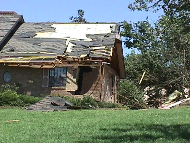 June 13, 1998 Tornado Damage Photo