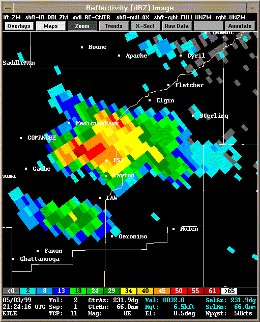 KTLX Radar Image