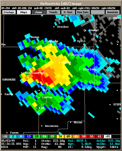 KTLX Radar Image