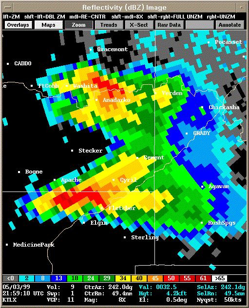 KTLX Radar Image