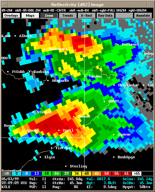 KTLX Radar Image