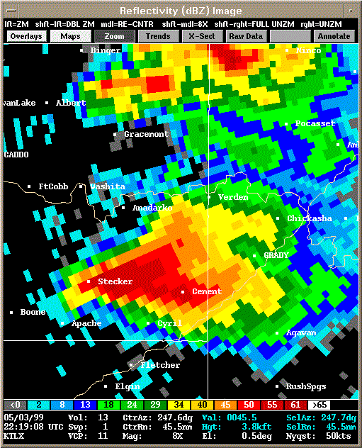 KTLX Radar Image