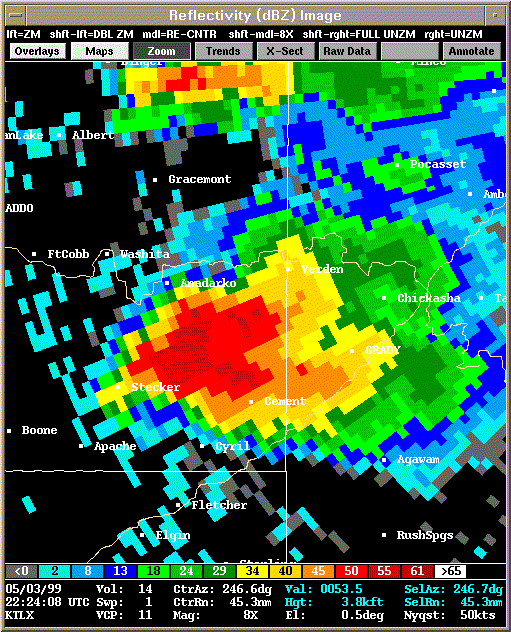 KTLX Radar Image