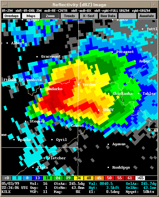 KTLX Radar Image