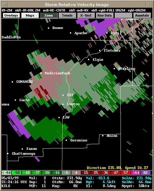 KTLX Radar Image