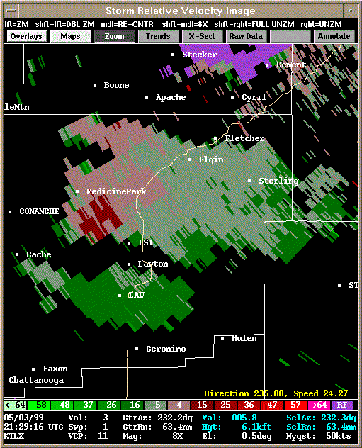 KTLX Radar Image