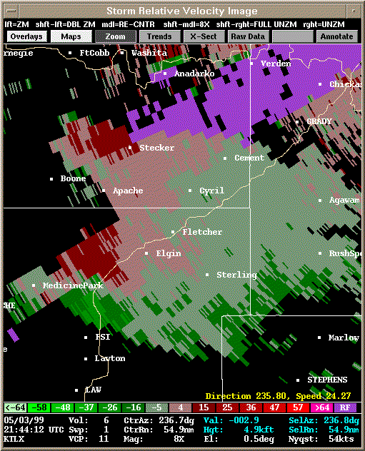 KTLX Radar Image