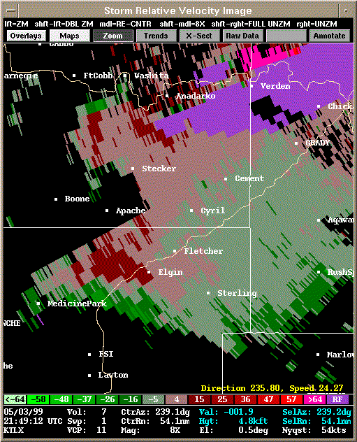 KTLX Radar Image