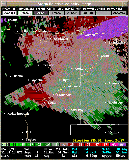 KTLX Radar Image