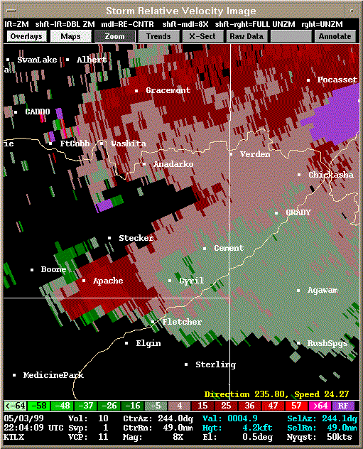 KTLX Radar Image