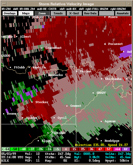 KTLX Radar Image