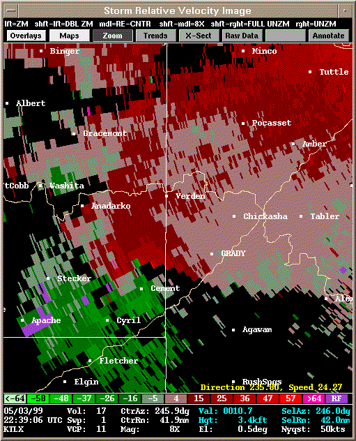 KTLX Radar Image