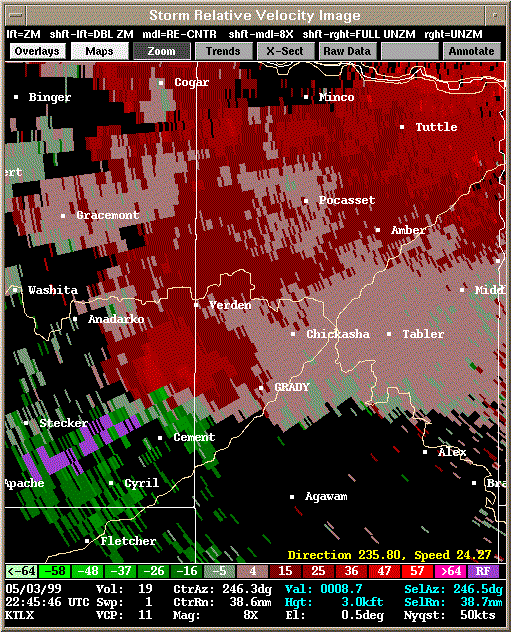 KTLX Radar Image