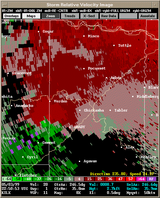 KTLX Radar Image