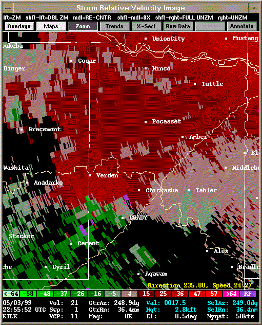 KTLX Radar Image