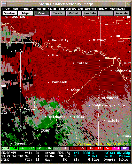 KTLX Radar Image