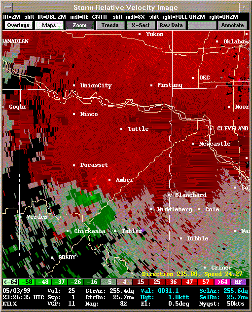 KTLX Radar Image