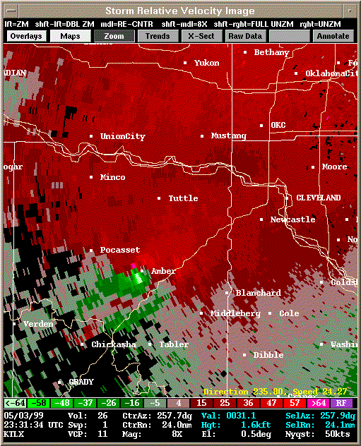 KTLX Radar Image