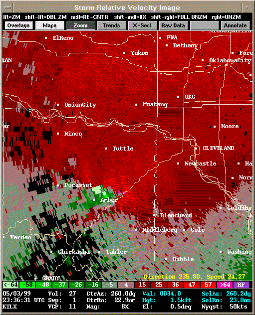 KTLX Radar Image