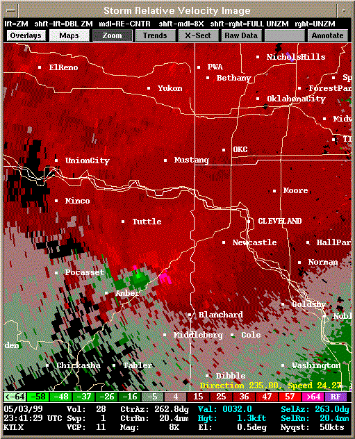 KTLX Radar Image