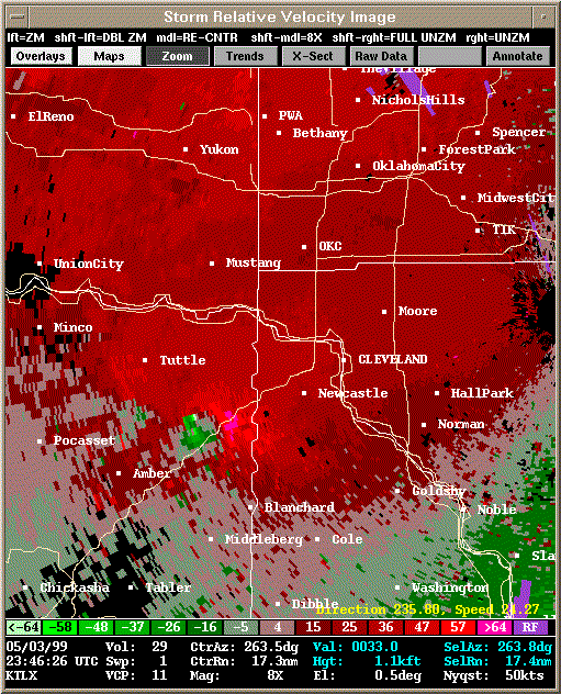 KTLX Radar Image