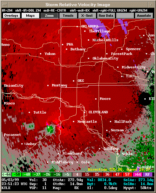 KTLX Radar Image