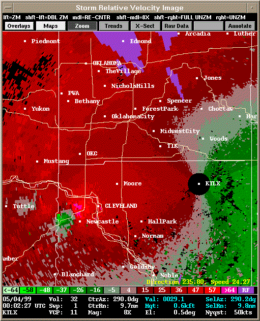 KTLX Radar Image