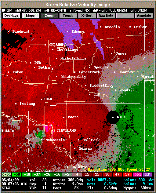 KTLX Radar Image