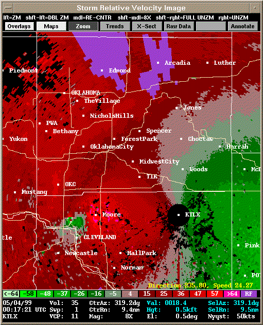 KTLX Radar Image