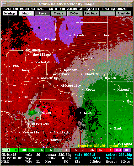 KTLX Radar Image