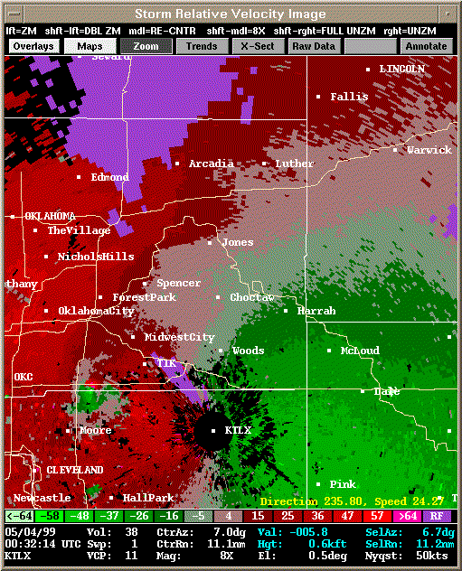 KTLX Radar Image