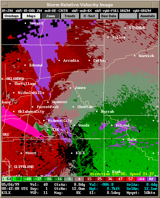 KTLX Radar Image