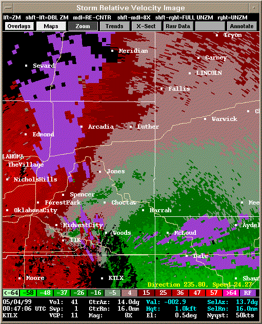 KTLX Radar Image