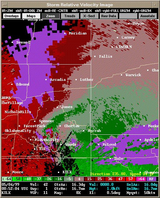 KTLX Radar Image