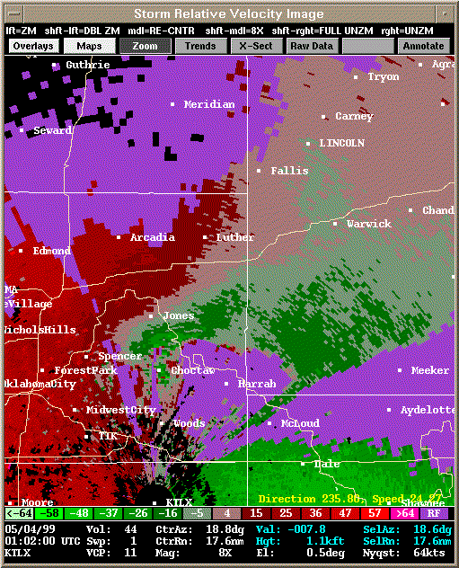 KTLX Radar Image