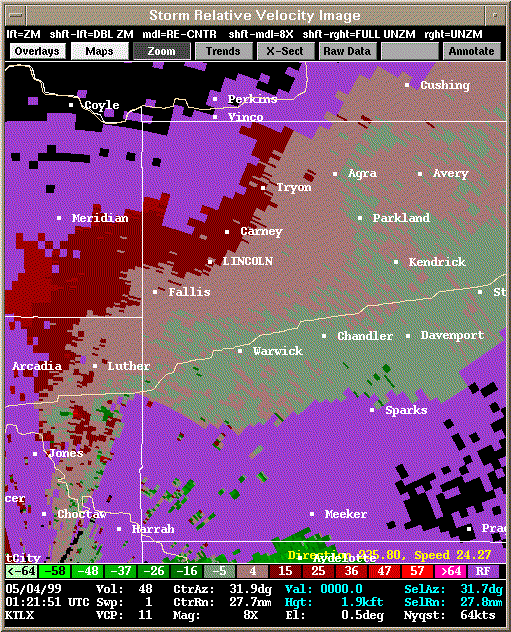 KTLX Radar Image