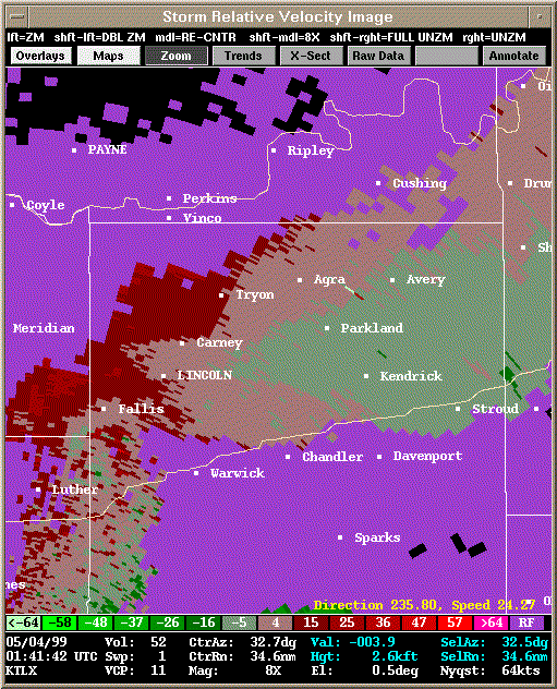 KTLX Radar Image