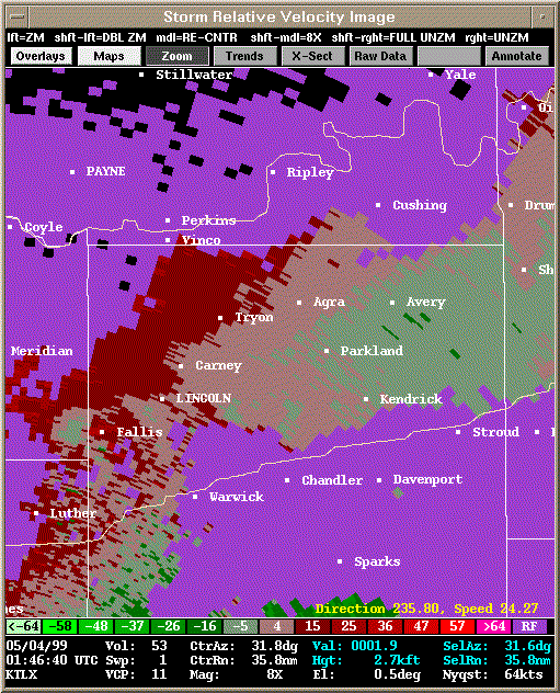 KTLX Radar Image