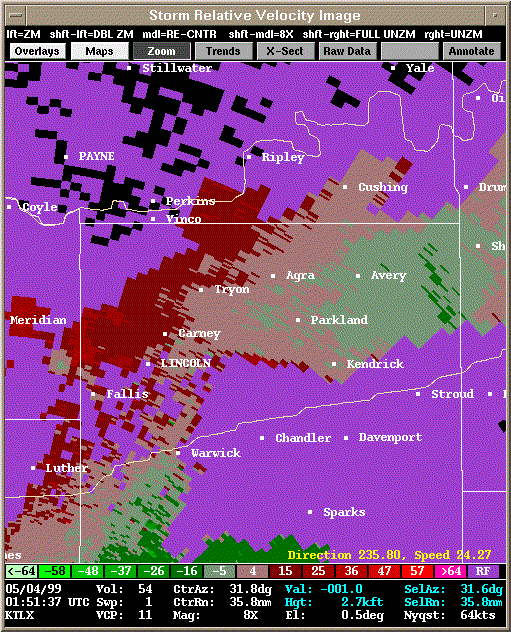 KTLX Radar Image