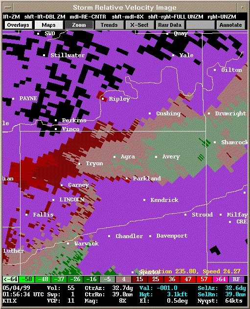 KTLX Radar Image