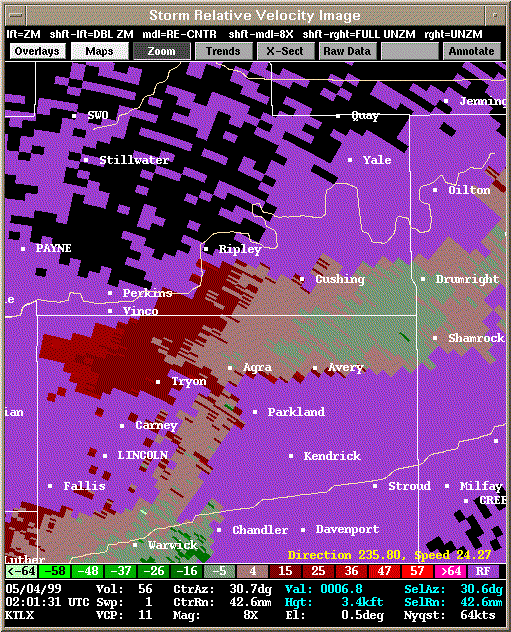 KTLX Radar Image