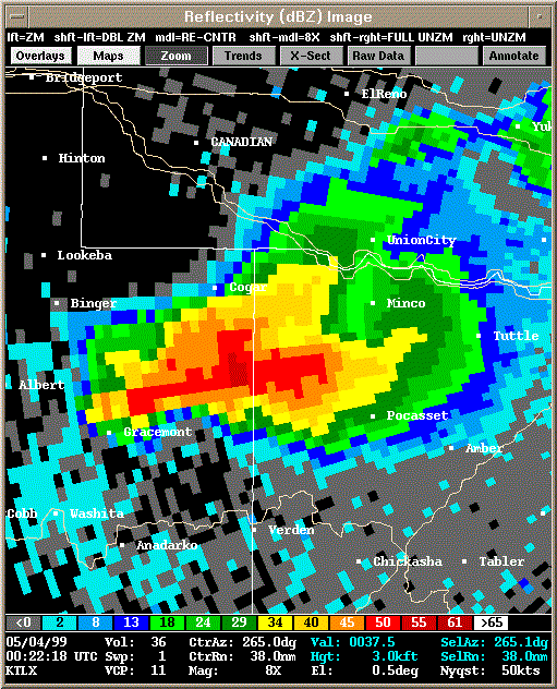 KTLX Radar Image