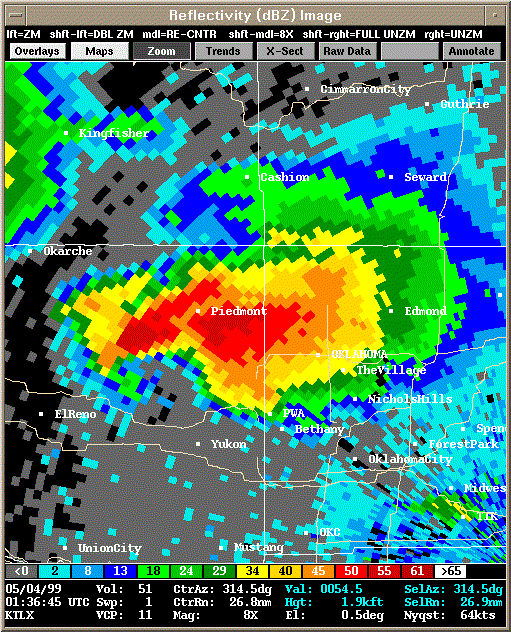 KTLX Radar Image