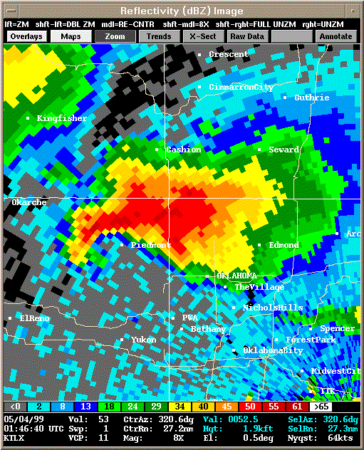 KTLX Radar Image