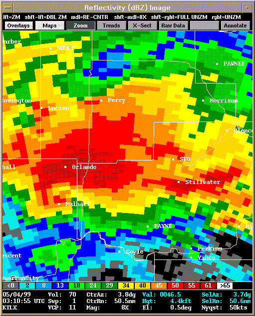 KTLX Radar Image