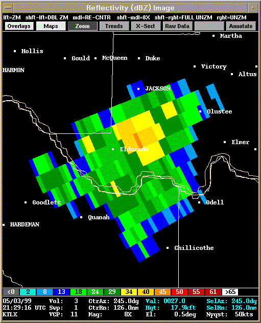 KTLX Radar Image