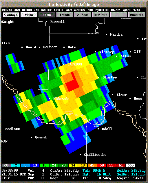 KTLX Radar Image