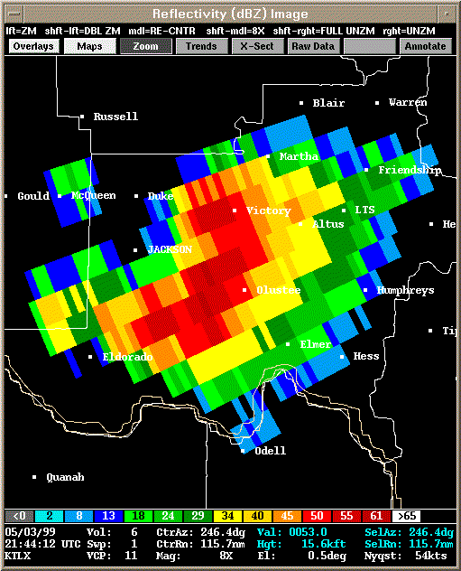 KTLX Radar Image