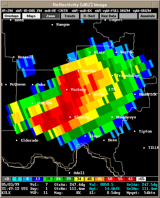 KTLX Radar Image