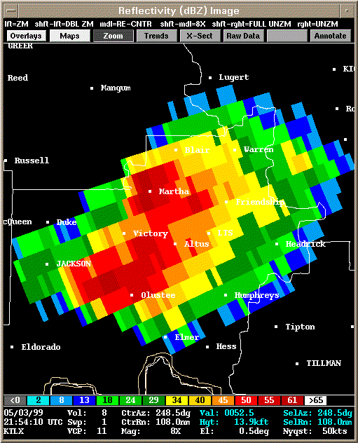 KTLX Radar Image